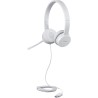 Casque blanc filaire usb