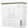 Casque blanc filaire usb