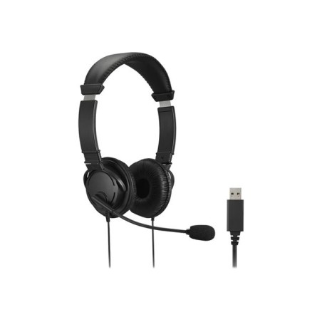 Casque noir filaire usb