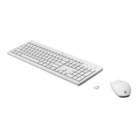 Pack clavier et souris sans fil blanc