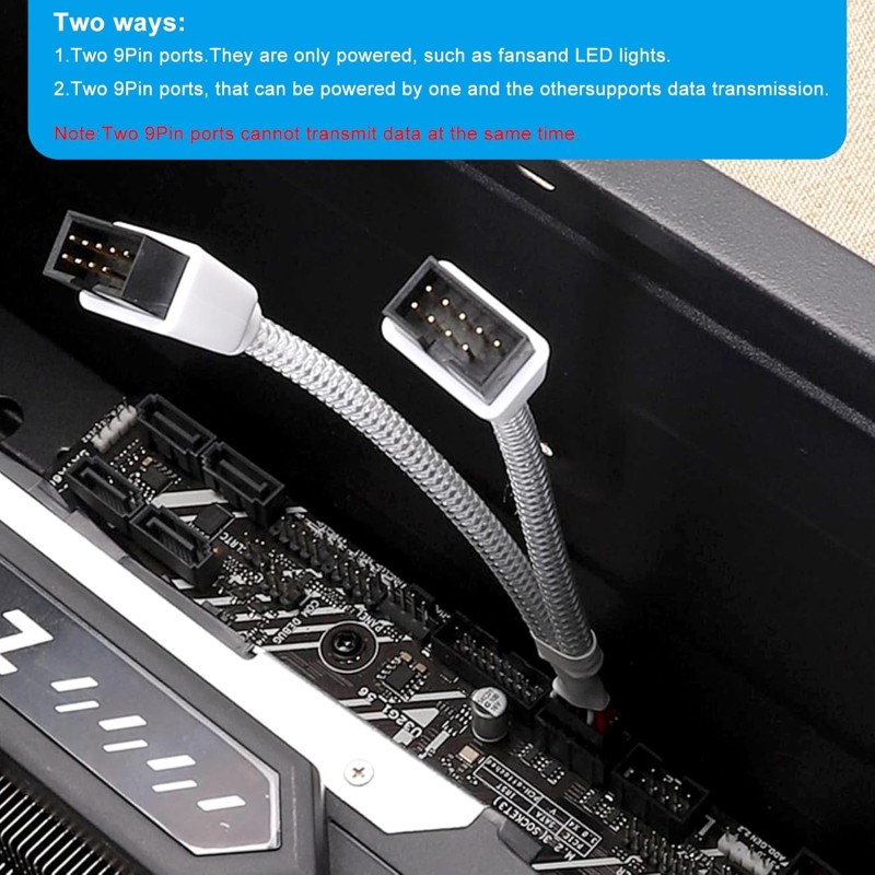 Adaptateur usb 2 sur carte mere