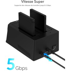 Dock Cloneur DD à DD usb3