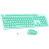 Pack Clavier Souris sans fil VERT