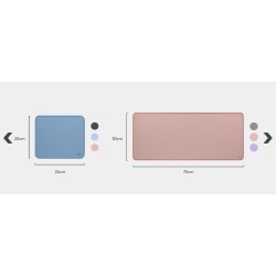 Grand tapis de bureau clavier souris GRIS