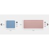 Grand tapis de bureau clavier souris GRIS
