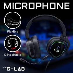 Casque Gaming combo (filaire, sans fil ou BT)