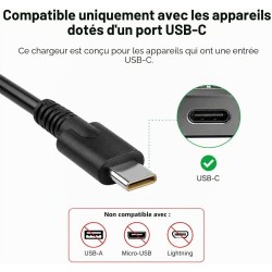 Chargeur USB C 90w