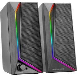 Haut-Parleurs Gaming 15W, Éclairage RGB