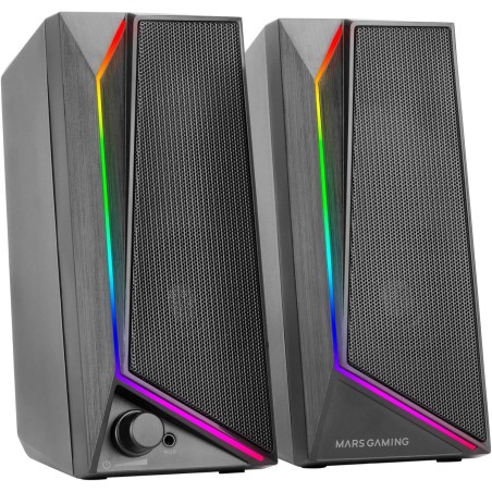 Haut-Parleurs Gaming 15W, Éclairage RGB