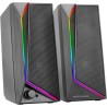 Haut-Parleurs Gaming 15W, Éclairage RGB