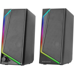 Haut-Parleurs Gaming 15W, Éclairage RGB