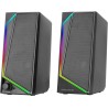 Haut-Parleurs Gaming 15W, Éclairage RGB